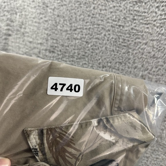 Redhead Camo Shirt Mens Large Cut Off‎ Sleeveless Button Up Brown Hunting - Picture 7 of 7